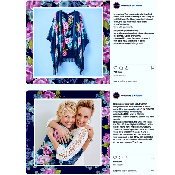 CHICO’S Blue Floral‎ Party Garden Ruana - Picture 6 of 8